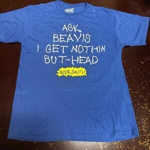 RockSmith men’s blue big L Beavis and Butthead “T-shirt large